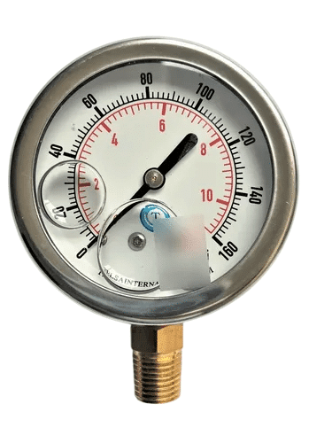 Manómetro de presión 11 bar o 160 psi / Ritherm